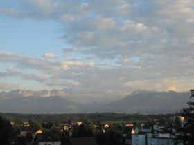 Photo taken from apartment in Rüti